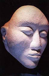 Sculpture carved in sandstone entitled 'Enlightenment'